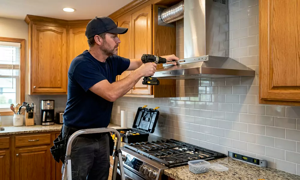 Range Hood Installation in Cardiff By The Sea, CA